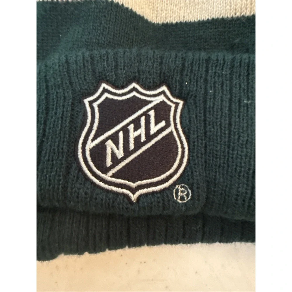 Jagermeister NHL Dark Green Orange & White Winter Beanie Stocking Hat Cap